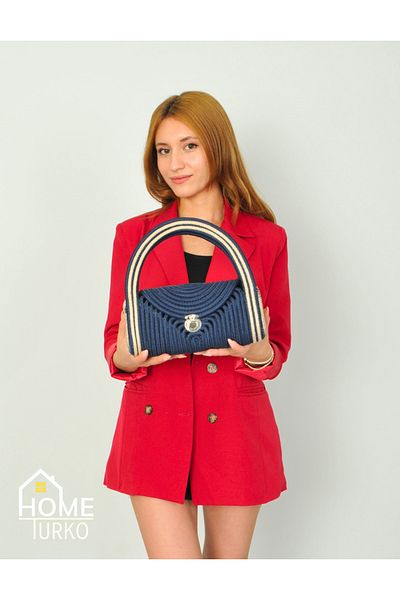 CARPELLA HOME Мини дамска чанта от портфолио от слама от юта, дамска чанта, чанта от юта Boho,