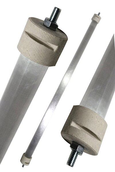 Polat 65 Cm Porselen Başlıklı Montajlı Infrared Ufo Isıtıcı Elektrikli Soba C...