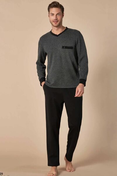 Feyza Erkek Uzun Kol Pijama Takım 5129
