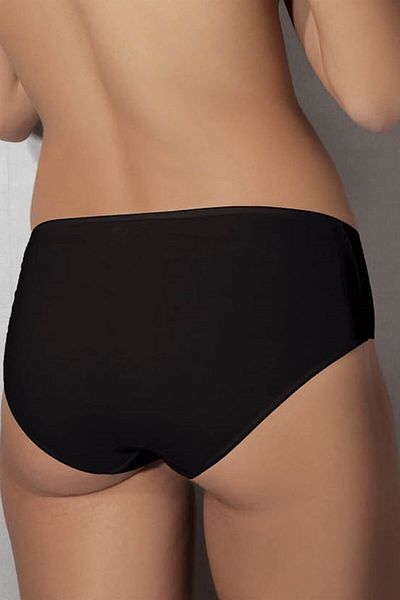 Doreanse Ψηλόμεσο μαύρο σλιπ εσώρουχο 7106 Plus Size Modal