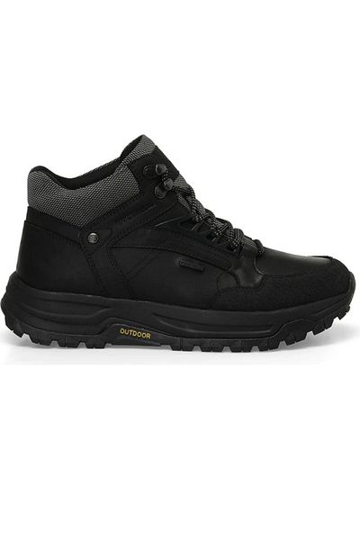 Dockers 4w 237216 Μαύρες ανδρικές μπότες από γνήσιο δέρμα