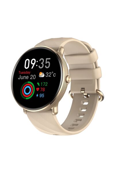 Zeblaze Gtr 3 Pro - Şampanya Altını Akıllı Saat, Corning® Gorilla® Glass, Uyumlu Ultra Hd Amoled Ekran