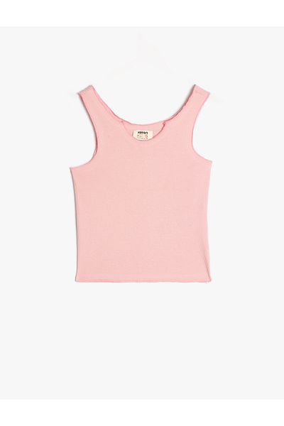 Koton Cotton Sleeveless Basic Tank Top - Ribbed