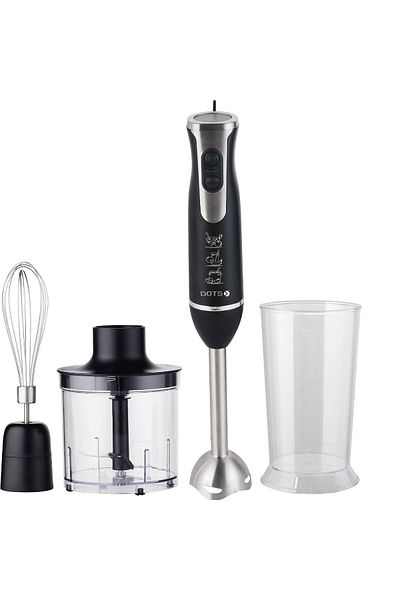 DOTS 4-In-1 Stainless Steel Hand Blender - 0.7 Liters - 400 Watt - Black