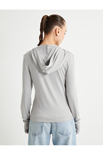 Koton Tričko s kapucí, dlouhý rukáv Basic