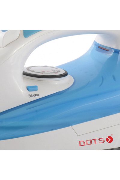 DOTS Steam Iron, 0.35 Liter Capacity - 2220 Watt - Turquoise