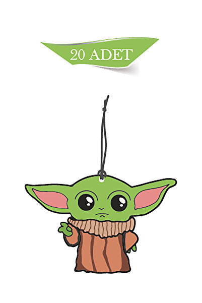 ByMeyla Starwars Yoda Tasarımlı 20'li Oto Kokusu ve Oto Aksesuarı