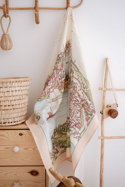 Atelier Babbi Double Layer Muslin Baby Blanket - Istanbul 70X70 cm