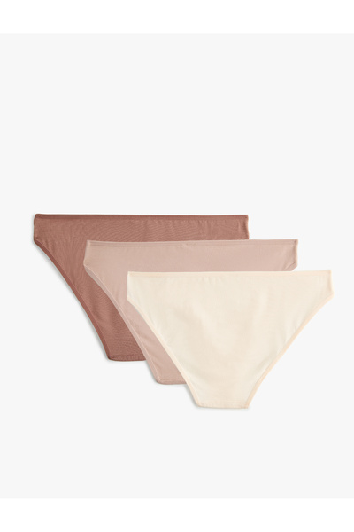 Koton Brief Külot 3'lü Çok Renkli