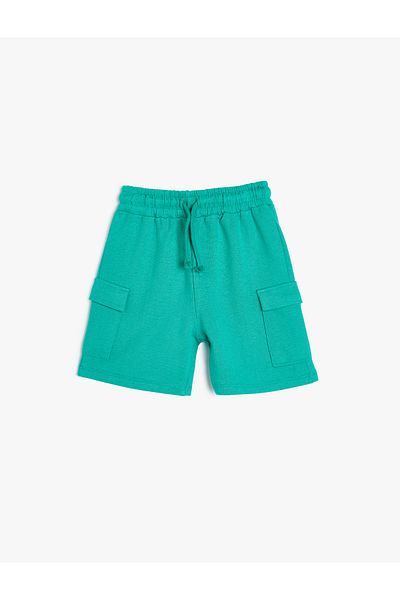 Koton Cargo-Shorts aus Baumwolle – elastischer Bund und Seitentasche