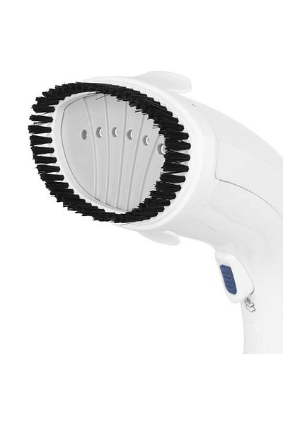DOTS Handheld Steam Iron For Clothes, 0.3 Liter Capacity - 1650 Watt - White & Blue