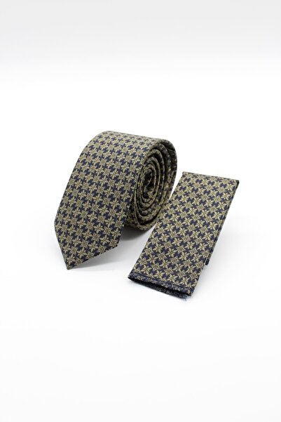 İmza 6 Cm Beige Patterned Tie -1090240123