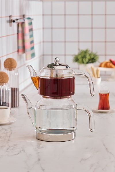 Karaca Panora Induction Based Glass Maxi Teapot Set