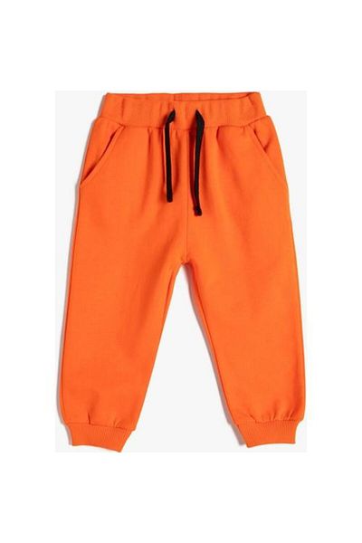Koton Pantaloni de sport Jogger de bază cu bumbac în talie cravată