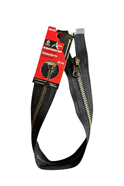 ÖZ-EL AŞ Siyah Mont Fermuarı Metal 30 Cm 800 635