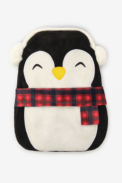 Penti كيس ماء ساخن أسود من Penguin