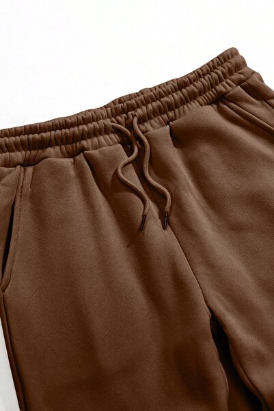 GHASSY CO. Ghassy Co. Erkek Günlük Rahat İçi Şardonlu Üç İplik Jogger Eşofman Altı