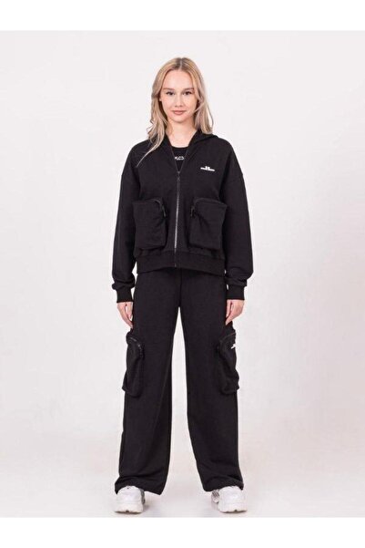 Zekids Φούτερ για κορίτσια με κουκούλα βαμβακερή με φερμουάρ - Μεγάλη τσέπη