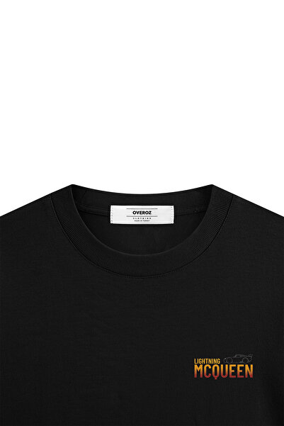 Overoz Back Printed Half Oversized White T-Shirt 1227