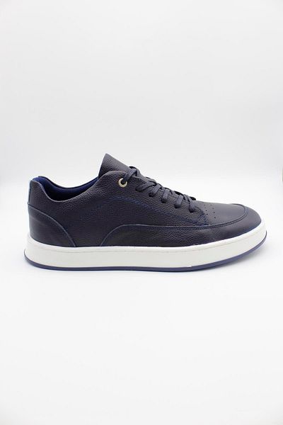 İmza Pantofi casual cu șireturi din piele naturală bleumarin închis cu talpă termică1033240154