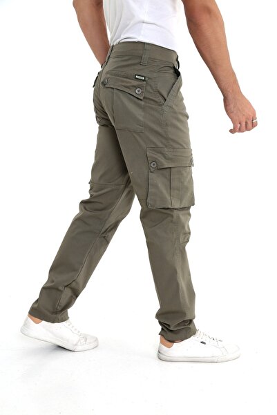 FRANKNESS JNS Kargo Pantolon Rahat Kesim Cebli Likralı Gabardin Kumaş Yeni Sezon