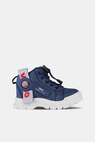 Vicco Ανδρικές μπότες προσχολικής ηλικίας Navy Blue με έμβλημα Marcus