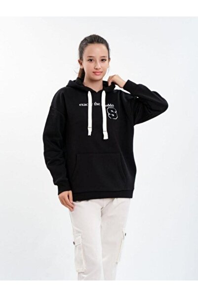 Zekids Hanorac pentru copii cu glugă din denim