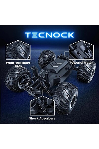 kosetoys Uzaktan Kumandalı Araba Mavi Full Fonksiyon Şarjlı 22cm Işıklı Drift 4x2 15 Km Hız Yapan