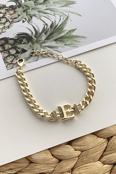 Çlk Accessories Bratara Aur Litera E Trbilek7538 B34003