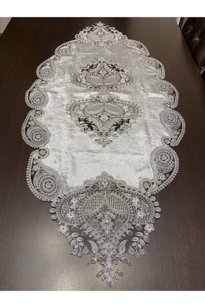 bursa çeyiz Gri Kadife 5 Parça Salon Takımı