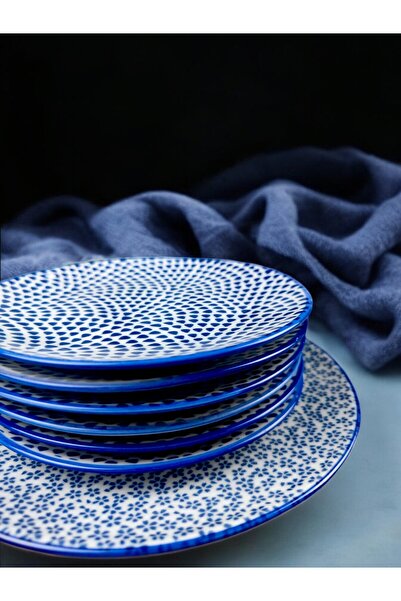 qtahya homes queen of kütahya Porselen pasta seti Pasta Tabağı tatlı tabağı 7 parça 6 kişilik