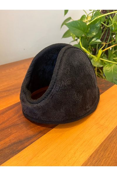 fethi mekik Luxury Inside and Outside Furry Oversized Ear Beanie Ear Cover