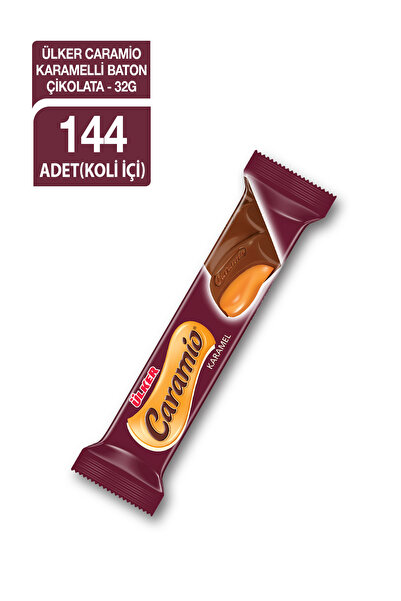 Ülker Caramio Karamelli Baton Çikolata 32 gr 144'lü