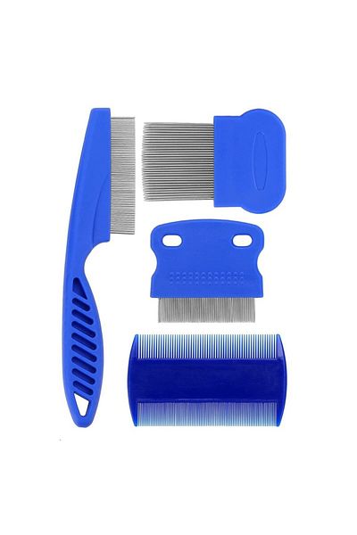 cutespetshop Cat and Dog Bit Pi̇re Comb Set 4 Pieces