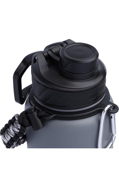 manna زجاجة مياه من الفولاذ المقاوم للصدأ من Zenith Chugger مع حلقة تثبيت