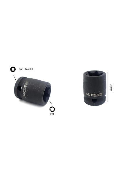CETA FORM 1/2" External Torx Air Socket - C66-E24