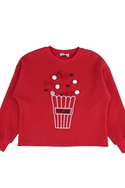 Best Girl's Popcorn Printed Sweatshirt