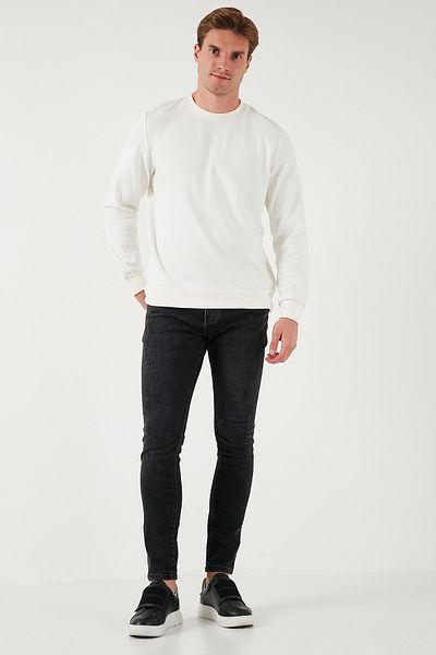 Buratti Ριγέ Cotton Crew Neck Sweat Ανδρικός ιδρώτας 5905241