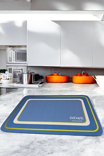 Fine Clean Yeni Nesil Bulaşıklık , Su Emici Mikrofiber Bulaşık Matı 39x49cm M...