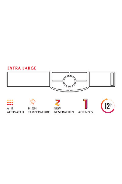 StopEver Thermal Hot Belt Sıcak Kuşak Kompres – 12 Saat Doğal Isı Terapisi Ile Giderici