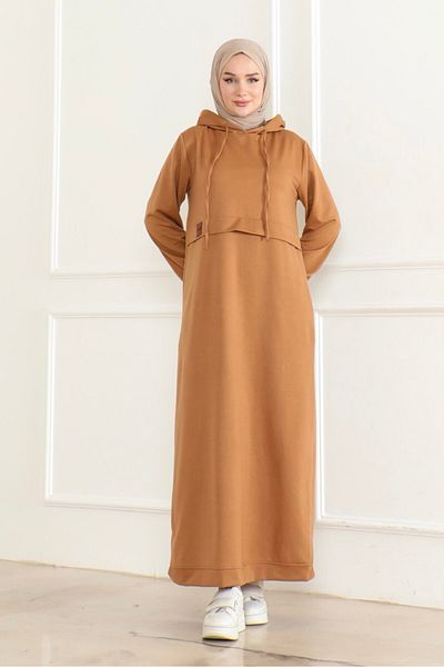 Nevayla Moda Αθλητικό κοστούμι Camel Combed Cotton Crested - E0501