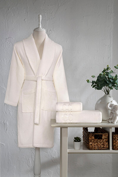 Özdilek Clover Shawl Collar - Μοντέλο μπουρνούζι