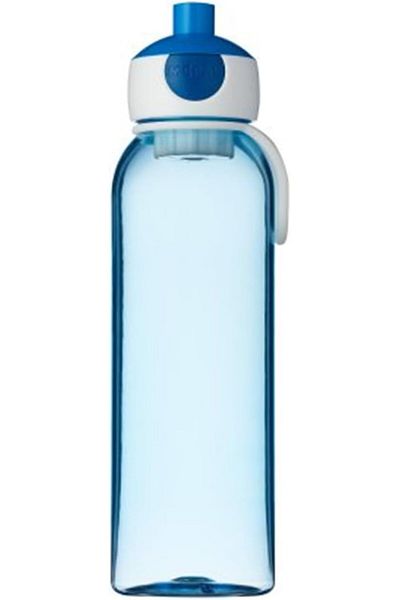 maxstrox Shopmxs - Pop-Up Campus Water Bottle, Leak-Proof Drink Bottle for School and Travel, Transparent Ba