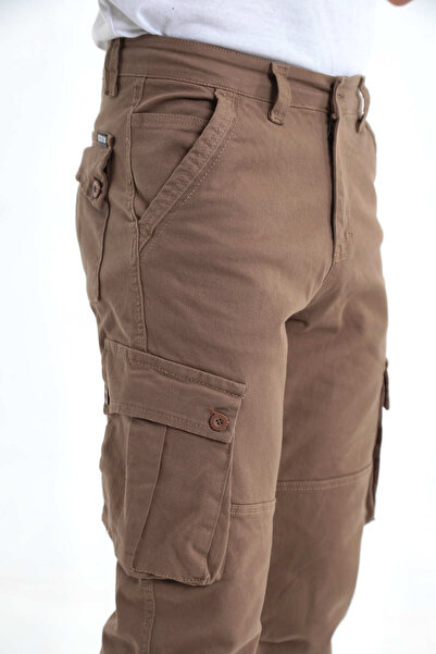 FRANKNESS JNS Kargo Pantolon Rahat Kesim Cebli Likralı Gabardin Kumaş Yeni Sezon