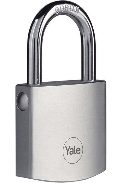 STOREMAX Ntwork Y120B/40/125/1 - 40 mm Dmu Chrome Coated Padlock - High Protection - Boron Ring - 3 Anah
