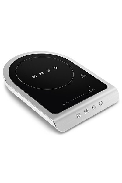 SMEG Mat Beyaz Portatif Indüksiyonlu Ocak