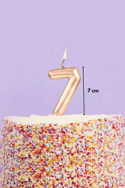 Le Mabelle Gold Number 7 Candle