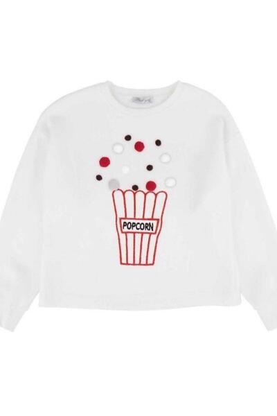 Best Φούτερ με στάμπα ποπ κορν για κορίτσι