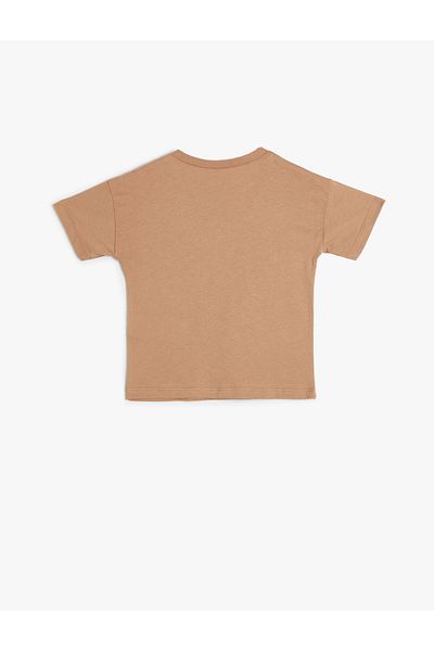 Koton T-Shirt Skateboard Printed Short Sleeve Crew Neck Cotton