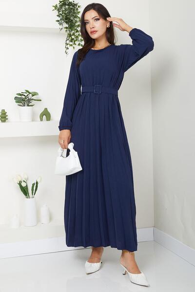 SENSTIL Piliseli Aerobin Elbise Lacivert SS2339